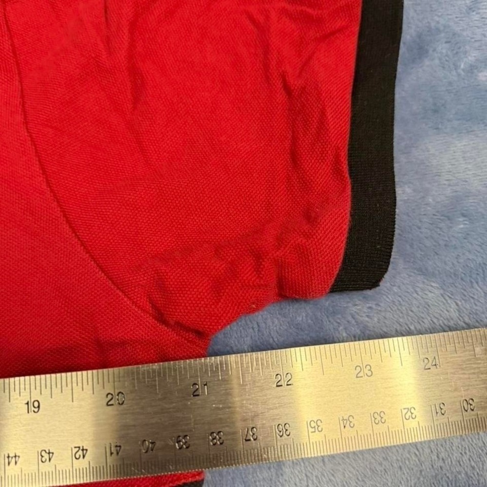 Tusuo Rush‎ Red & black vintage polo shirt men size 2xl - Picture 3 of 8